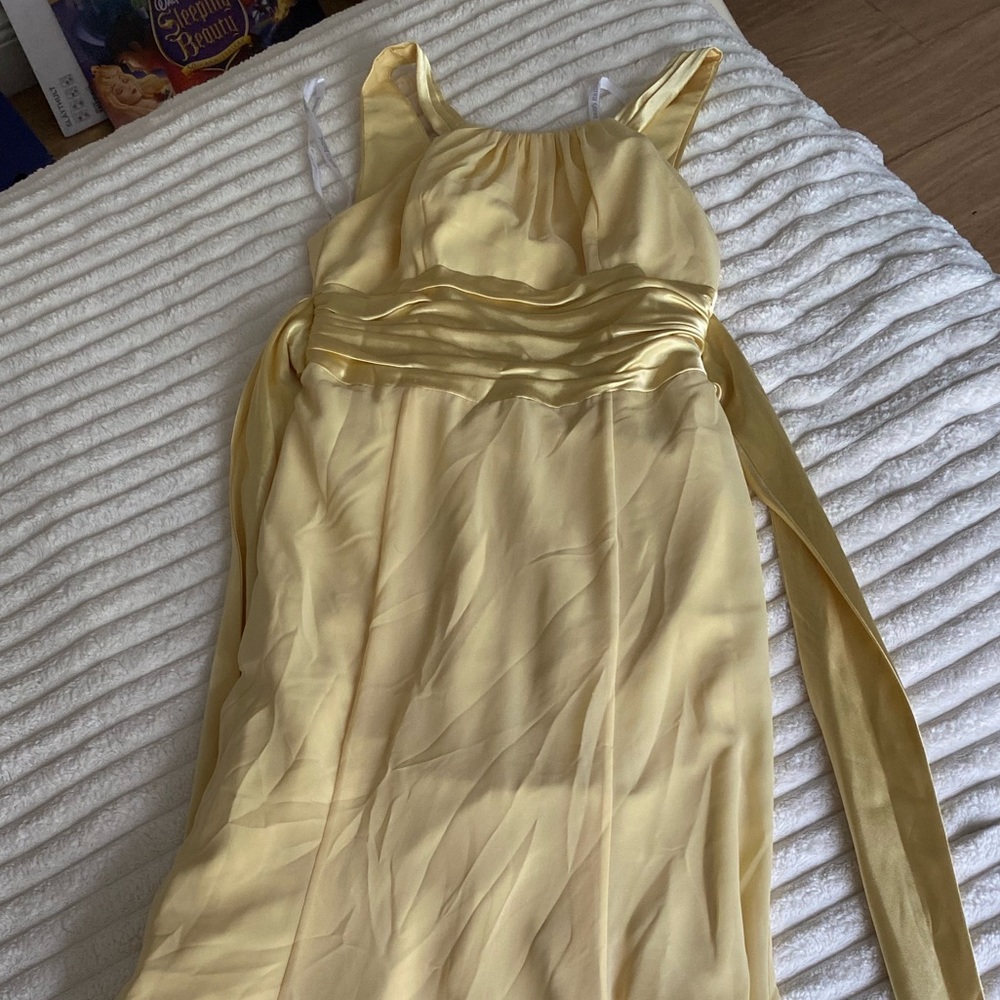 David Bridal Yellow Bridesmaid Dress 💛